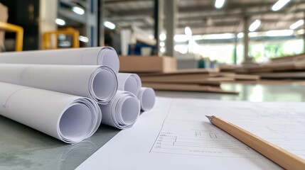 Project Management and Construction Execution Featuring Technical Drawings Detailed Designs and Engineering Precision for Foundation Layout --q 2 --chaos 10 --ar 169