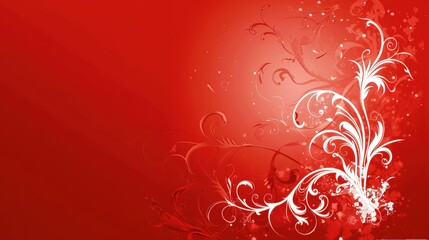 Stylish Simple Design on Red Background: A Bold and Captivating Vision. Admire the Elegance and Creativity.