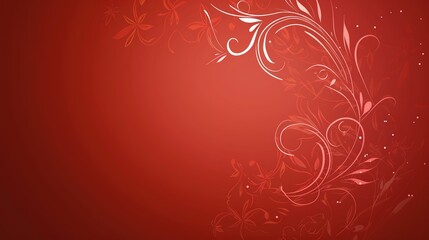 Stylish Simple Design on Red Background: A Bold and Captivating Vision. Admire the Elegance and Creativity.
