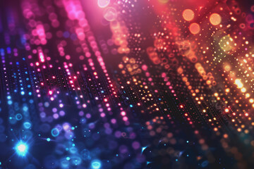 Fototapeta premium Abstract background with shimmering colored light texture.