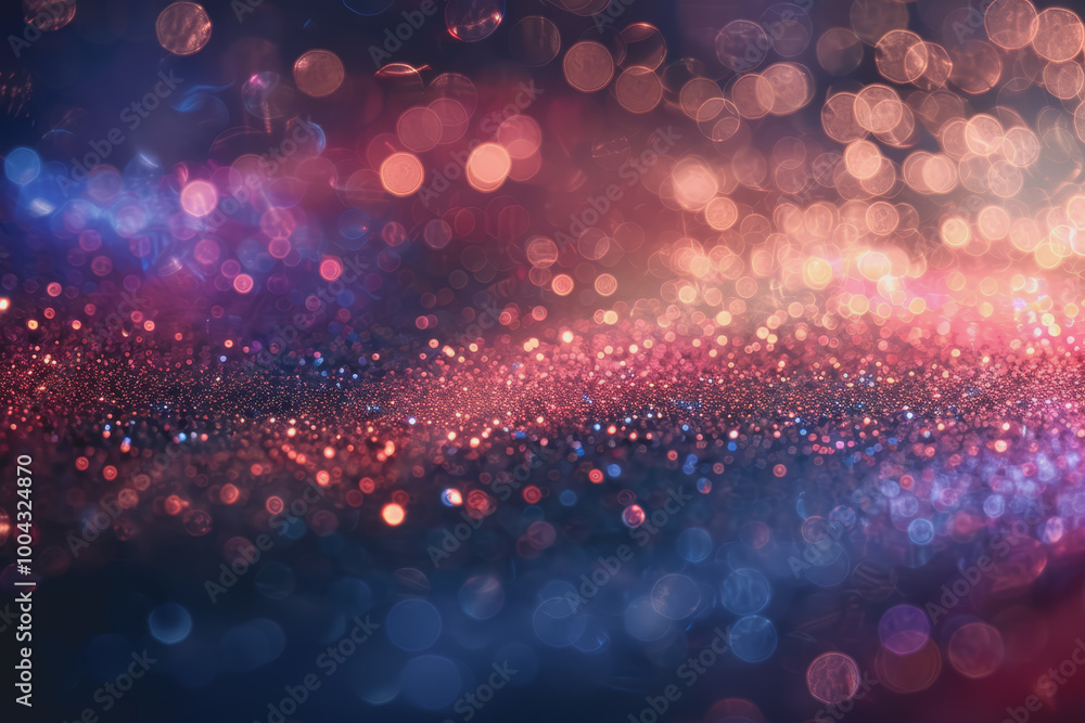 Poster abstract background with shimmering colored light texture.
