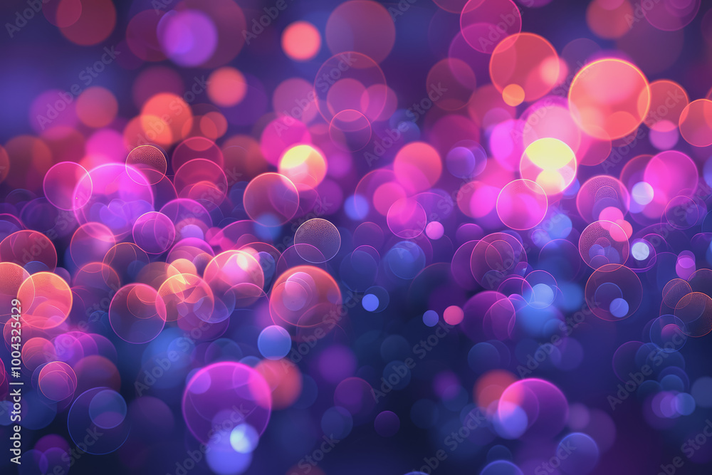 Poster abstract background with shimmering colored light texture.