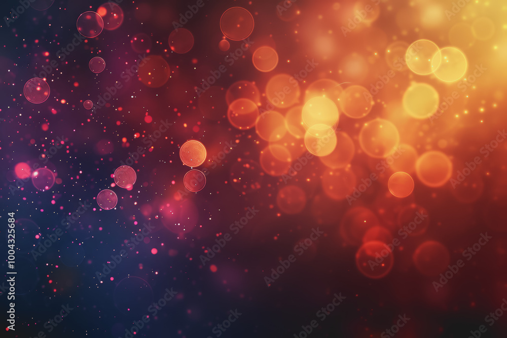 Poster abstract background with shimmering colored light texture.