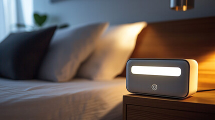  A smart health monitor analyzing sleep patterns for better rest. 