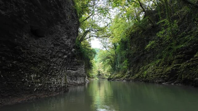 Video about the beautiful landscapes and nature in Georgia