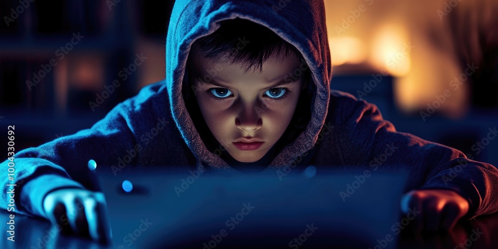Poster Promoting Internet Safety to Prevent Social Engineering: Preventing social engineering and phishing through safe internet practices.