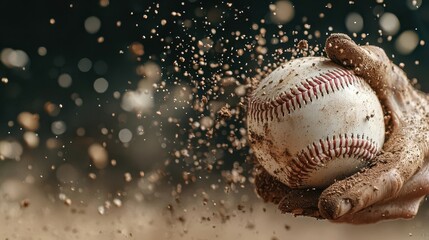 Pitcher throwing a curveball in a crucial baseball tournament moment, dramatic motion, baseball, tournament, competition