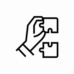 play puzzle icon sign vector