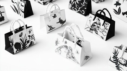 colorful shopping bags