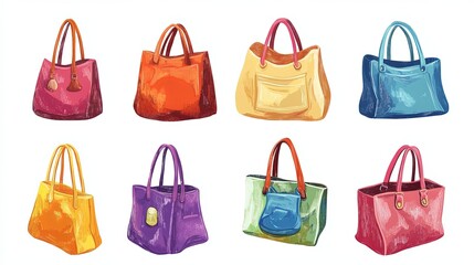 colorful shopping bags
