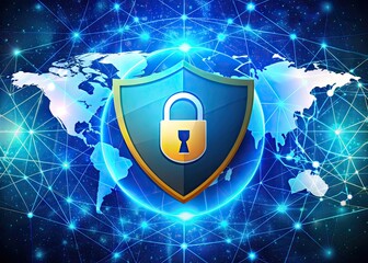 Fototapeta premium Secure Your Online Privacy with a Free VPN Service for Safe and Anonymous Internet Browsing Today
