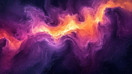 Fototapeta premium swirling vortex of liquid color iridescent hues blending seamlessly cosmic nebulalike patterns ethereal and dreamy abstract background