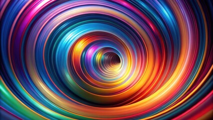Obraz premium Abstract Colorful Swirling Tunnel Background Design for Mesmerizing Visual Experience