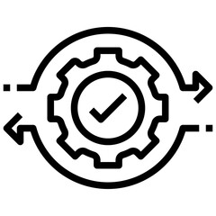 automatic outline style icon