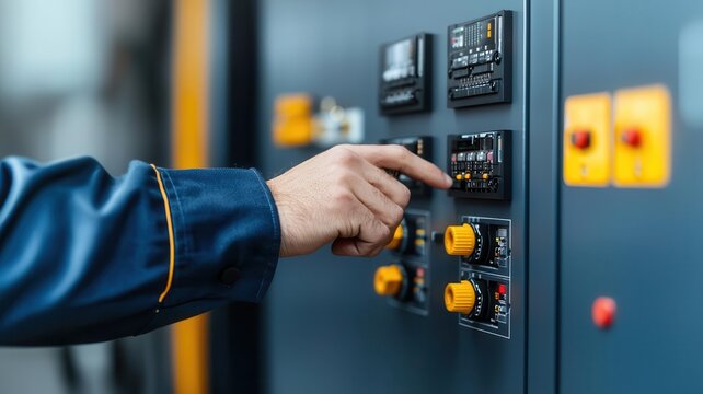 Hands-on engineer programming PLCs Programmable Logic Controllers for automated industrial processes, hands-on engineer, automation engineering