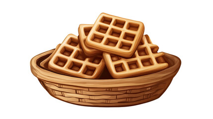 A cozy basket filled with cookies and bread, showcasing a delightful assortment of baked treats perfect for breakfast or dessert