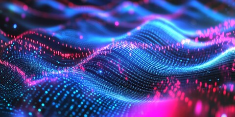 Digital signal processing in telecommunications, illustrating the processes of data encoding, transmission, and error correction.