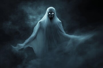 Eerie Halloween Night: A Ghostly Encounter
