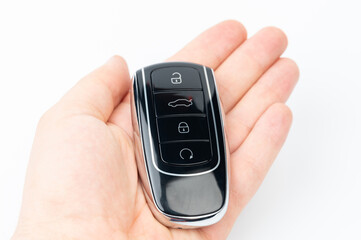 Black metal wireless car key