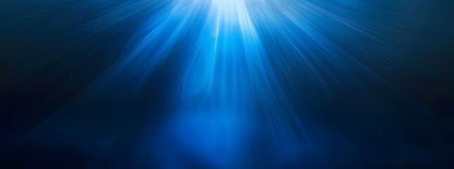 Dark Blue Gradient Background with Light Beam