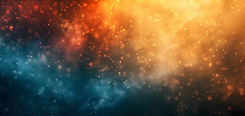 Naklejka premium Abstract Gradient Background with Blue, Orange and Yellow Colors