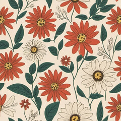 seamless floral background