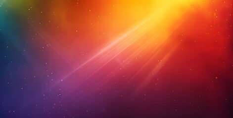 Obraz premium Abstract Gradient Rainbow Background With Light Rays