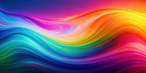 Obraz premium Vibrant Gradient Transition Background with Captivating Fluid Blend for Modern Design Projects