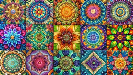 Vibrant Collection of Colorful Abstract Patterns for Backgrounds and Creative Design Projects