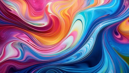 Obraz premium Abstract swirling colors