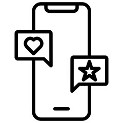 Social Media Marketing Icon Element For Design