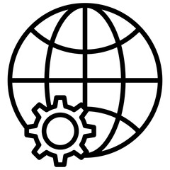 Global Setting Icon Element For Design