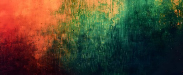 Obraz premium Abstract Green and Red Gradient Background