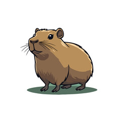 cute capybara vector