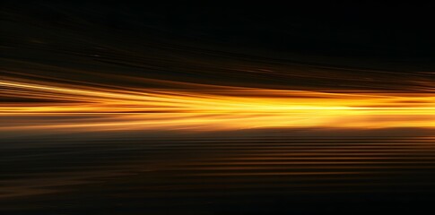 Abstract Golden Gradient with Black Background
