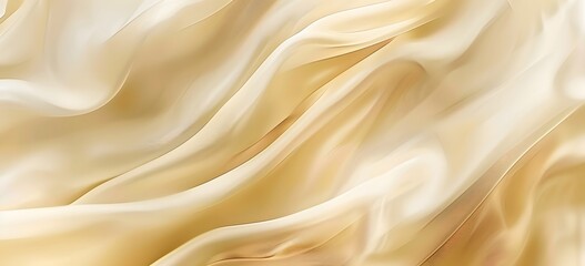 Fototapeta premium Elegant Beige & Gold Fabric Texture Background