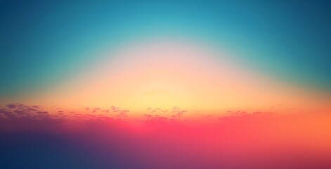 Abstract Sky Gradient Background with Blurred Effect