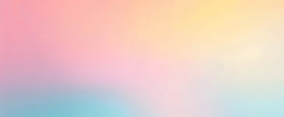 Soft Pastel Gradient Background - Pink, Blue, Yellow