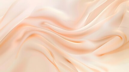 Fototapeta premium Elegant Peach-Colored Fabric Texture Background