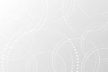 Geometric Circle Shape Background. Technology Wallpaper. Abstract Business Banner. Vector Illustration