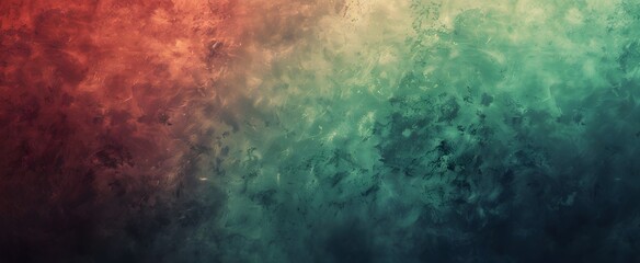 Obraz premium Abstract Green Red Grainy Texture Background