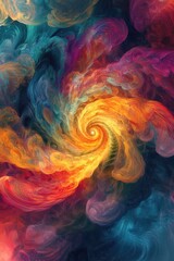 Swirling Paint Colors