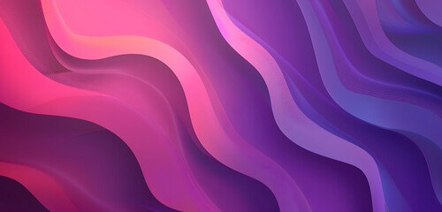 Obraz premium Abstract Purple and Pink Gradient Waves Background