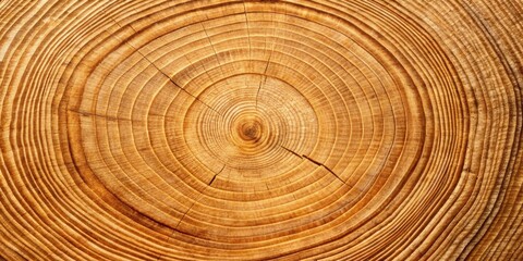 Fototapeta premium Natural wooden texture with annual rings as a background for design projects