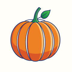 Pumpkin vector illustration isolated on white background