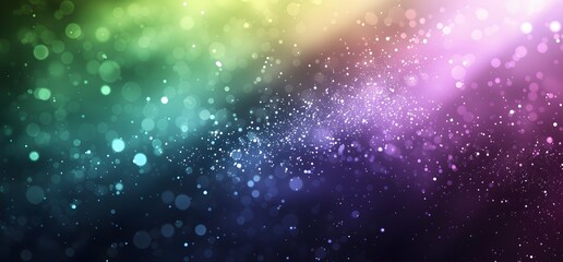 Naklejka premium Abstract Rainbow Gradient Background with Bokeh Lights