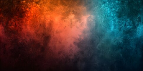 Fototapeta premium Abstract Gradient Background with Blue, Orange, and Red Colors