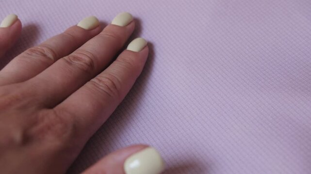 Polyester fabric close up. Textile background. Textile background - polyester fabric.