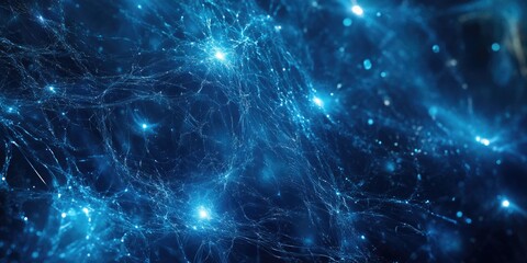 Fototapeta premium Cell phone with blue lights