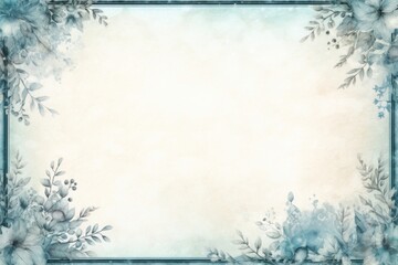 Vintage frame of winter backgrounds paper white.